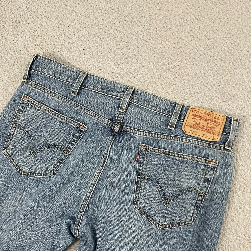 Levi's 527 Jeans Men 38x30 Medium Wash Low Bootcut Cowboy Rodeo Denim